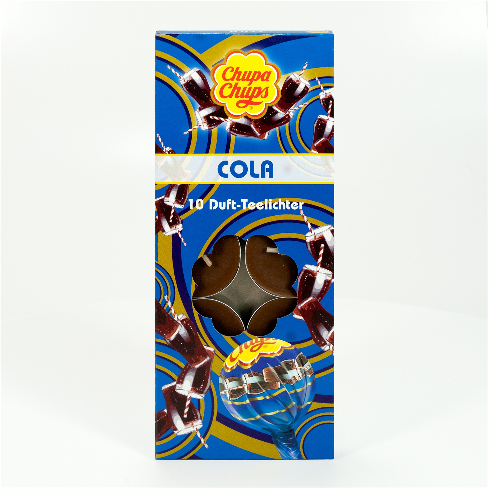 4er Set Chupa Chups Teelichter Strawberry, Cola, Cherry, Strawberry Cream 3