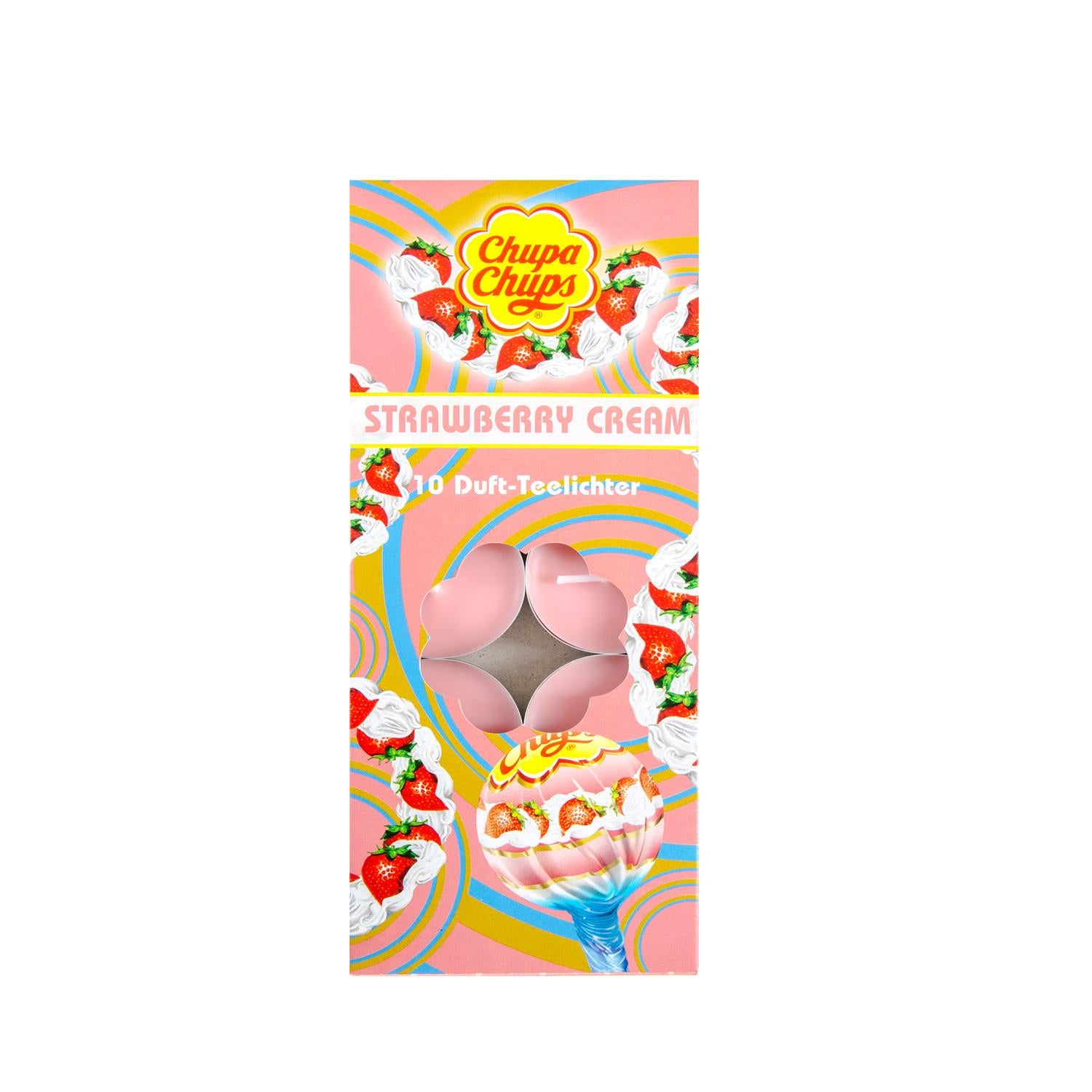 Chupa Chups Teelichter Strawberry Cream
