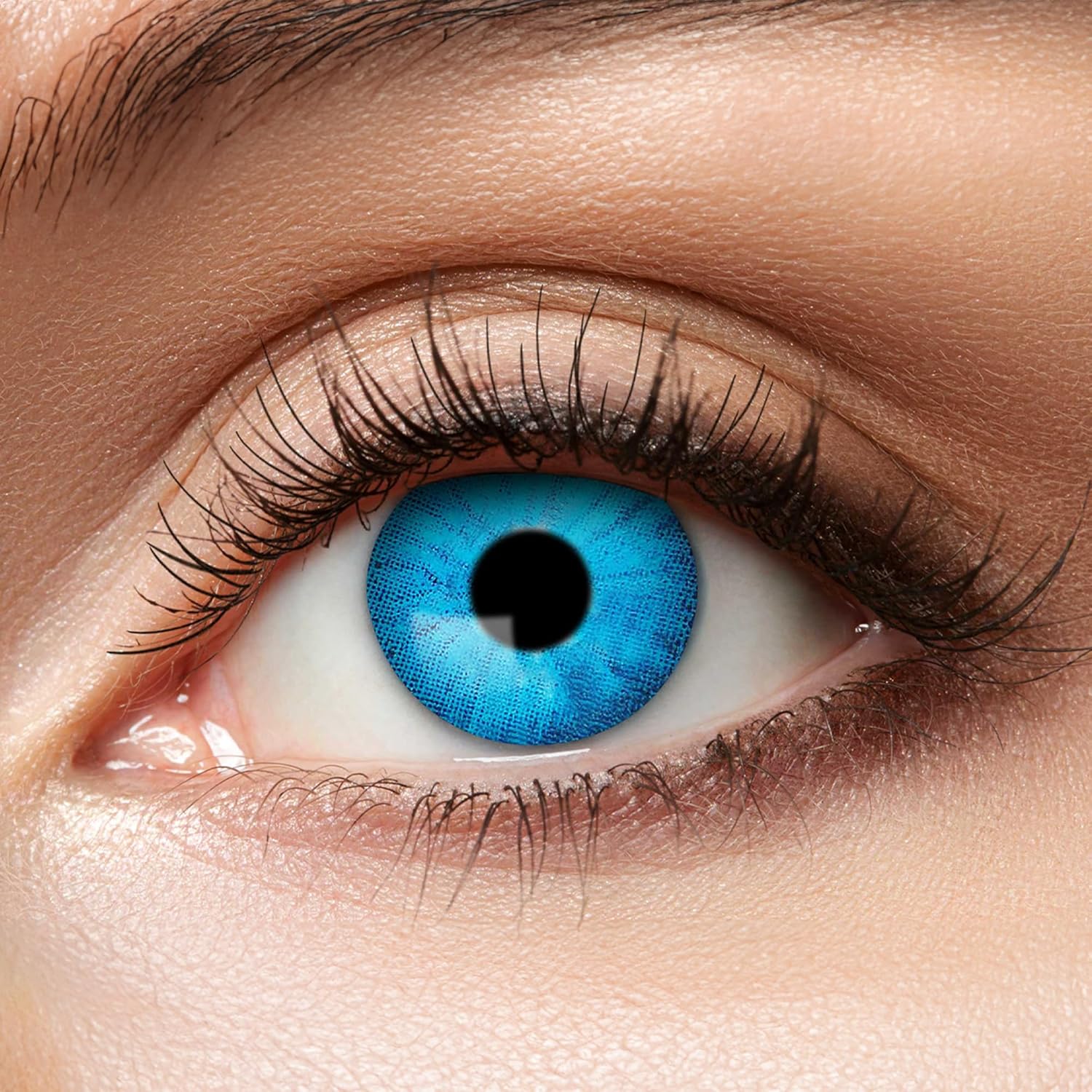 Zoelibat Eyecatcher Wochen-Kontaktlinsen Electro Blue 2
