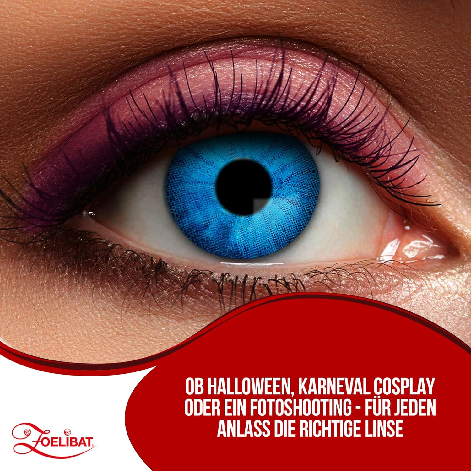 Zoelibat Eyecatcher Wochen-Kontaktlinsen Electro Blue 7