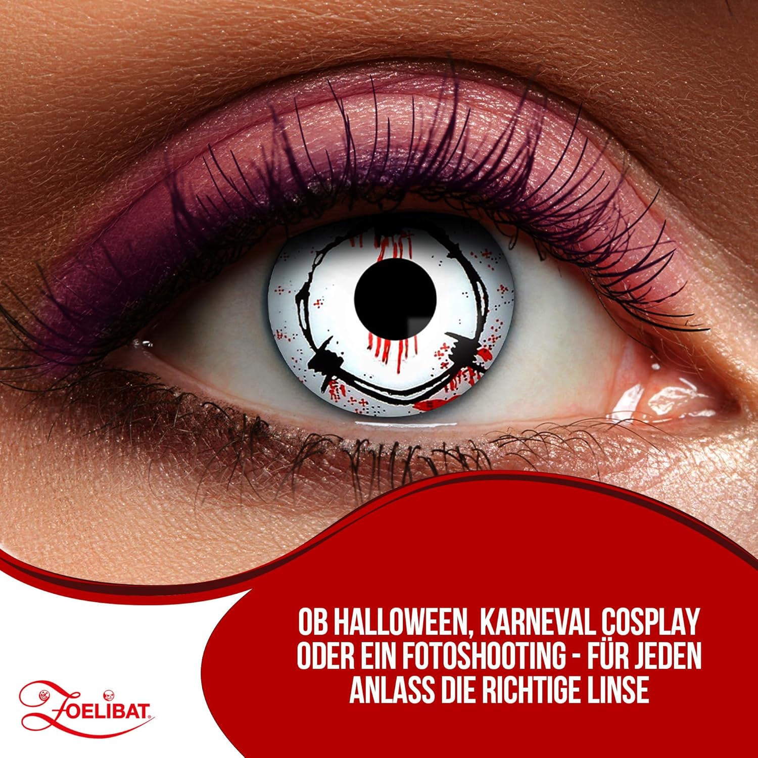 Zoelibat Eyecatcher Wochen-Kontaktlinsen Santa Fu 7