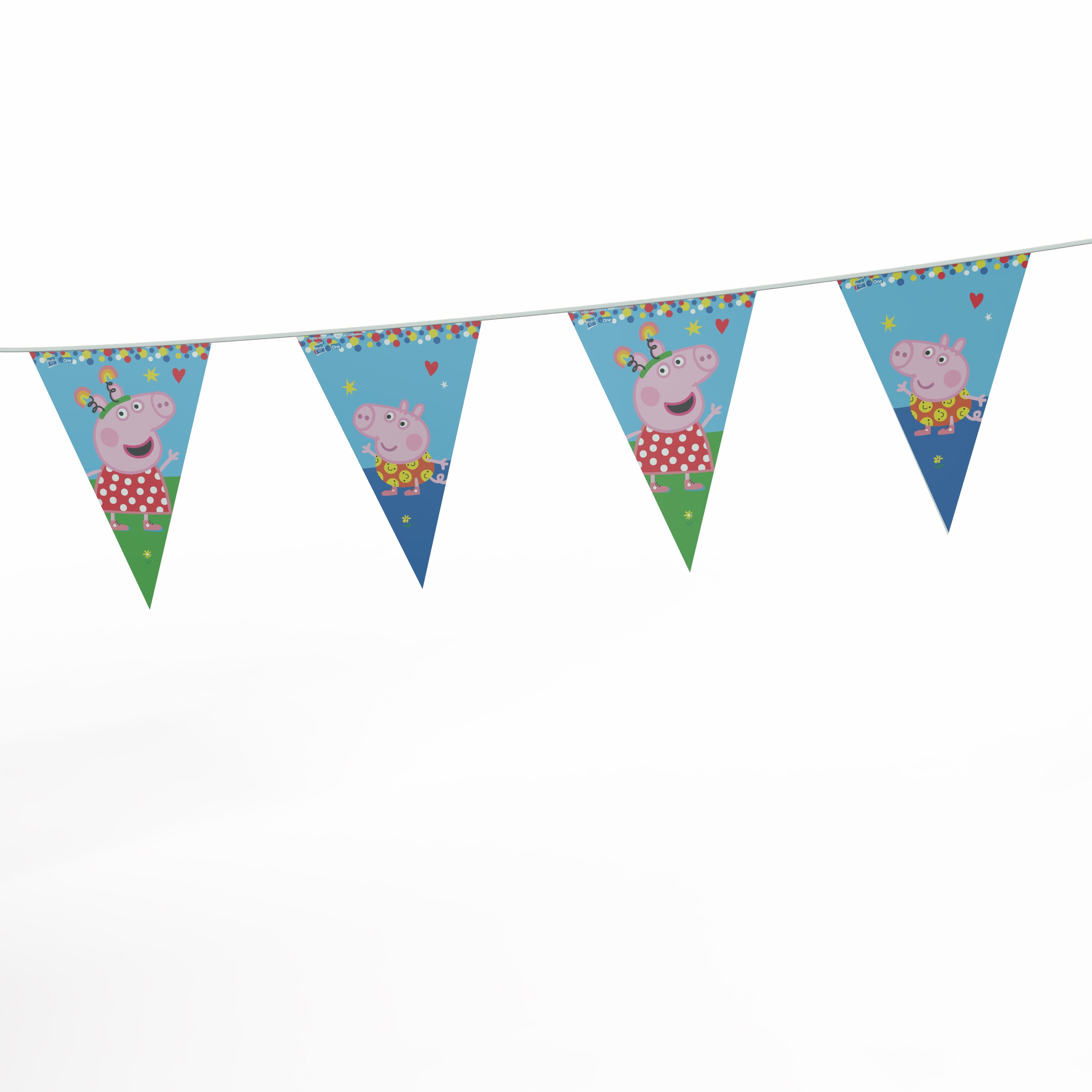 Peppa Pig Wimpelkette 5m