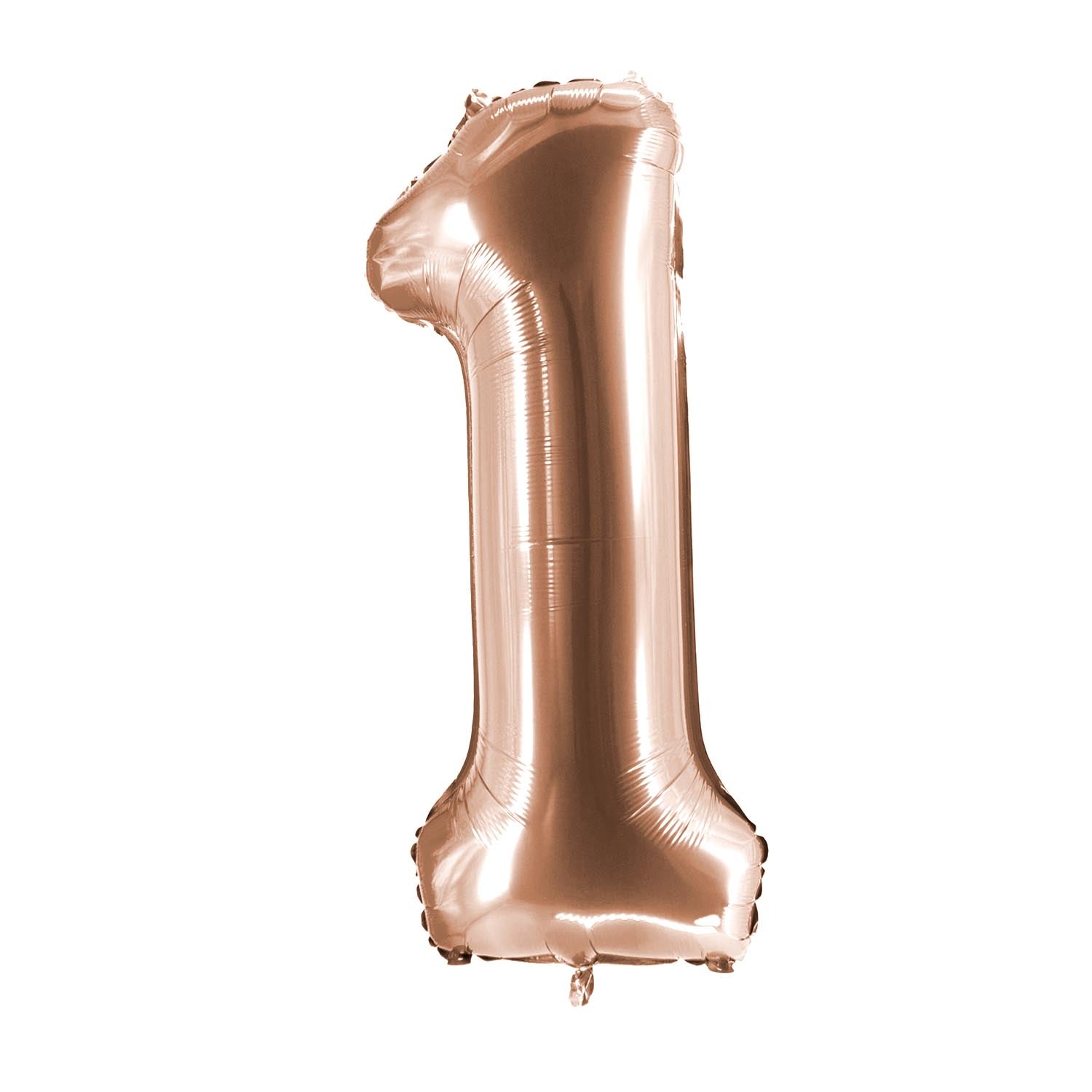 Folienballons Zahllenballon roségold 100 cm Zahl 0 bis 9 glänzend 6