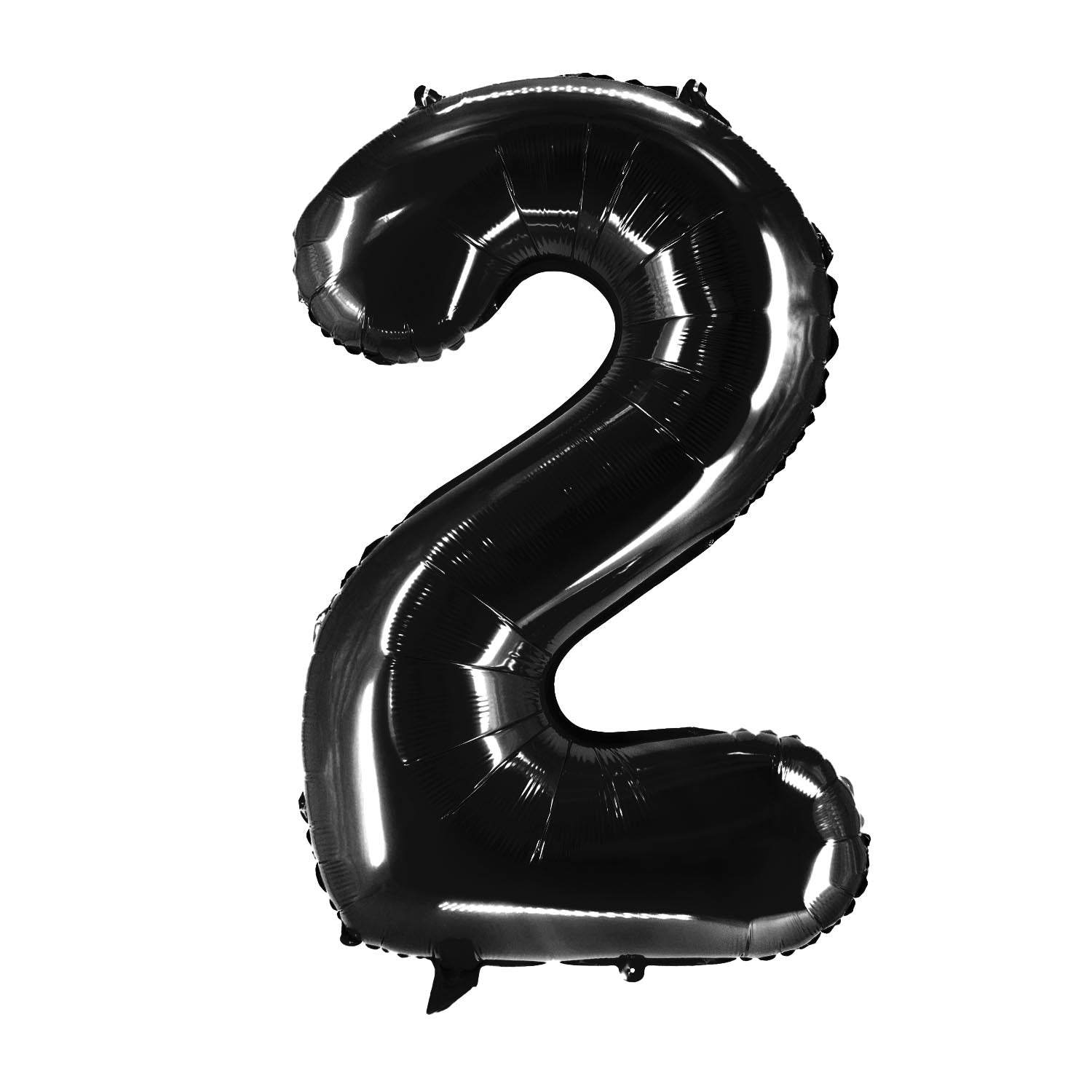 Folienballons Zahlenballon schwarz 100 cm Zahl 0 bis 9 glänzend 7