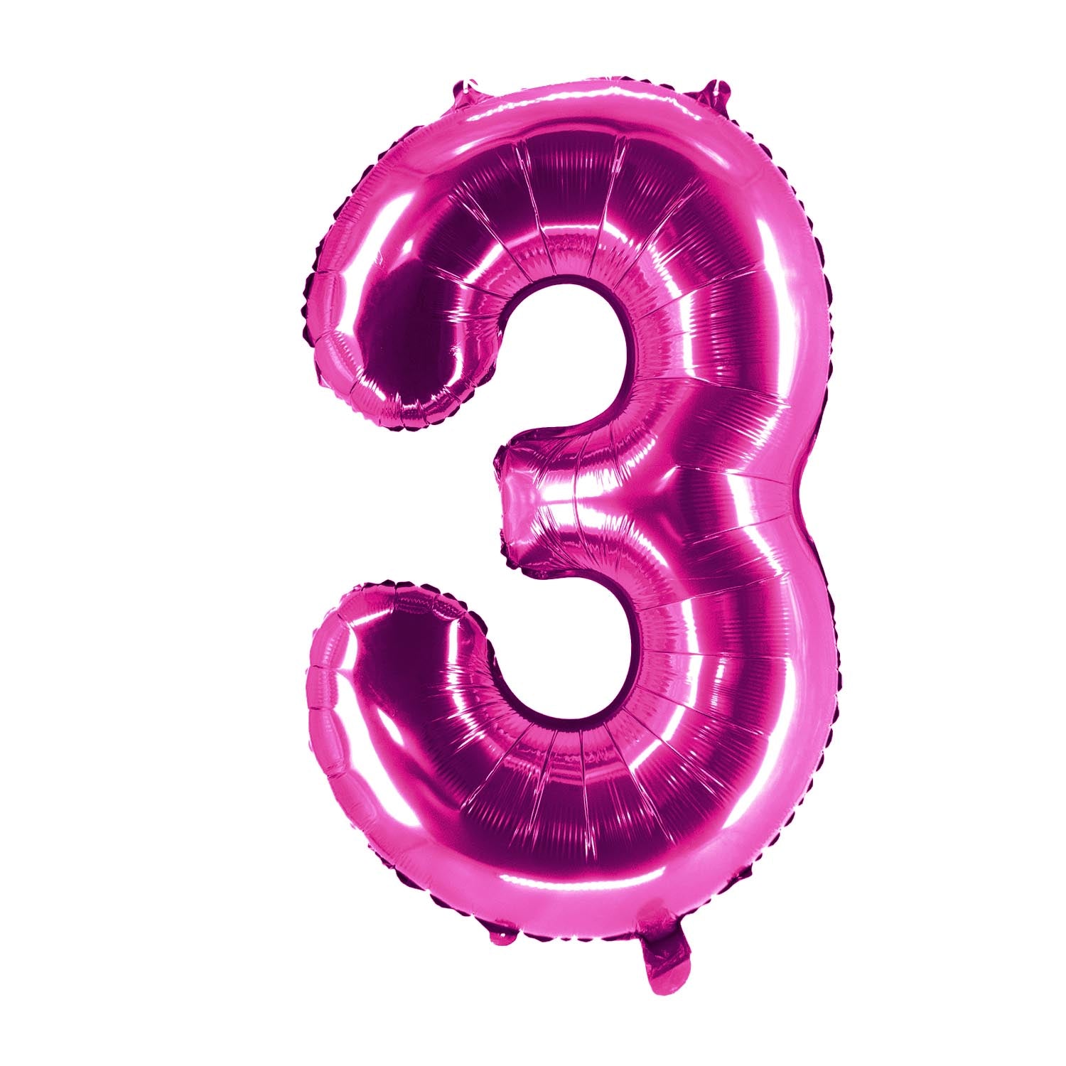 Folienballons Zahlenballon pink 100 cm Zahlen 0 bis 9 glänzend 8