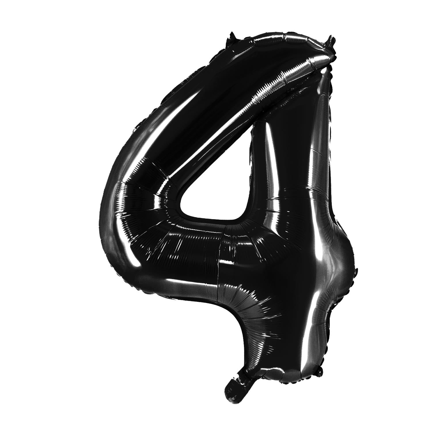 Folienballons Zahlenballon schwarz 100 cm Zahl 0 bis 9 glänzend 9