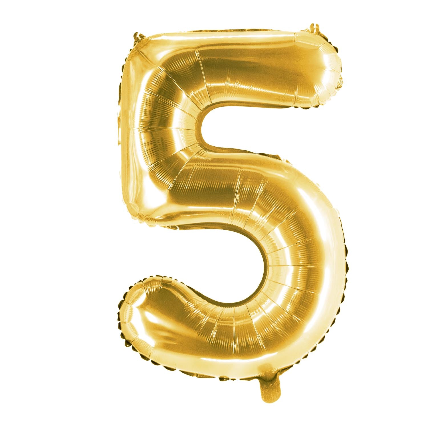Folienballons Zahlenballon in Gold 100 cm Zahl 0-9 glänzend 10