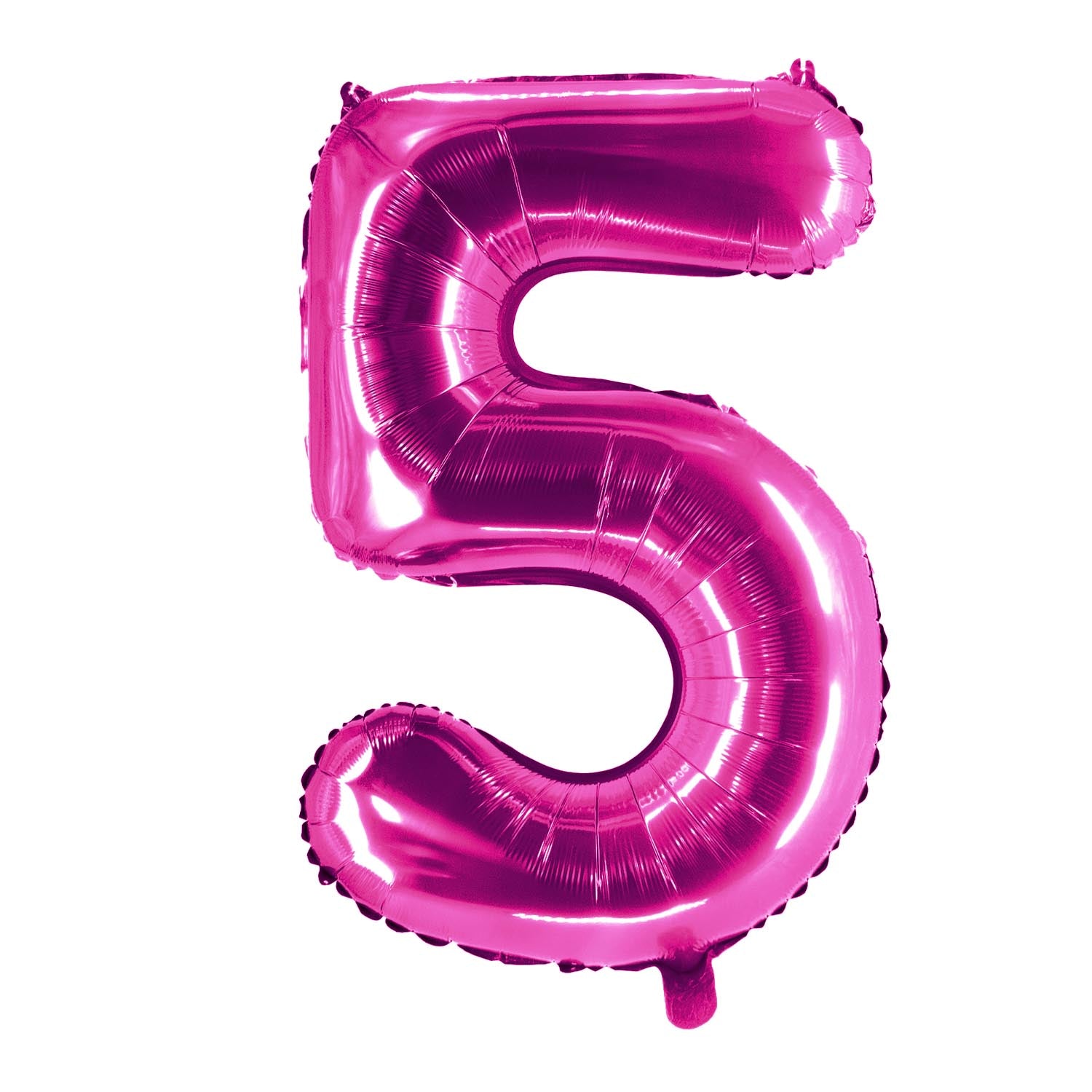 Folienballons Zahlenballon pink 100 cm Zahlen 0 bis 9 glänzend 10
