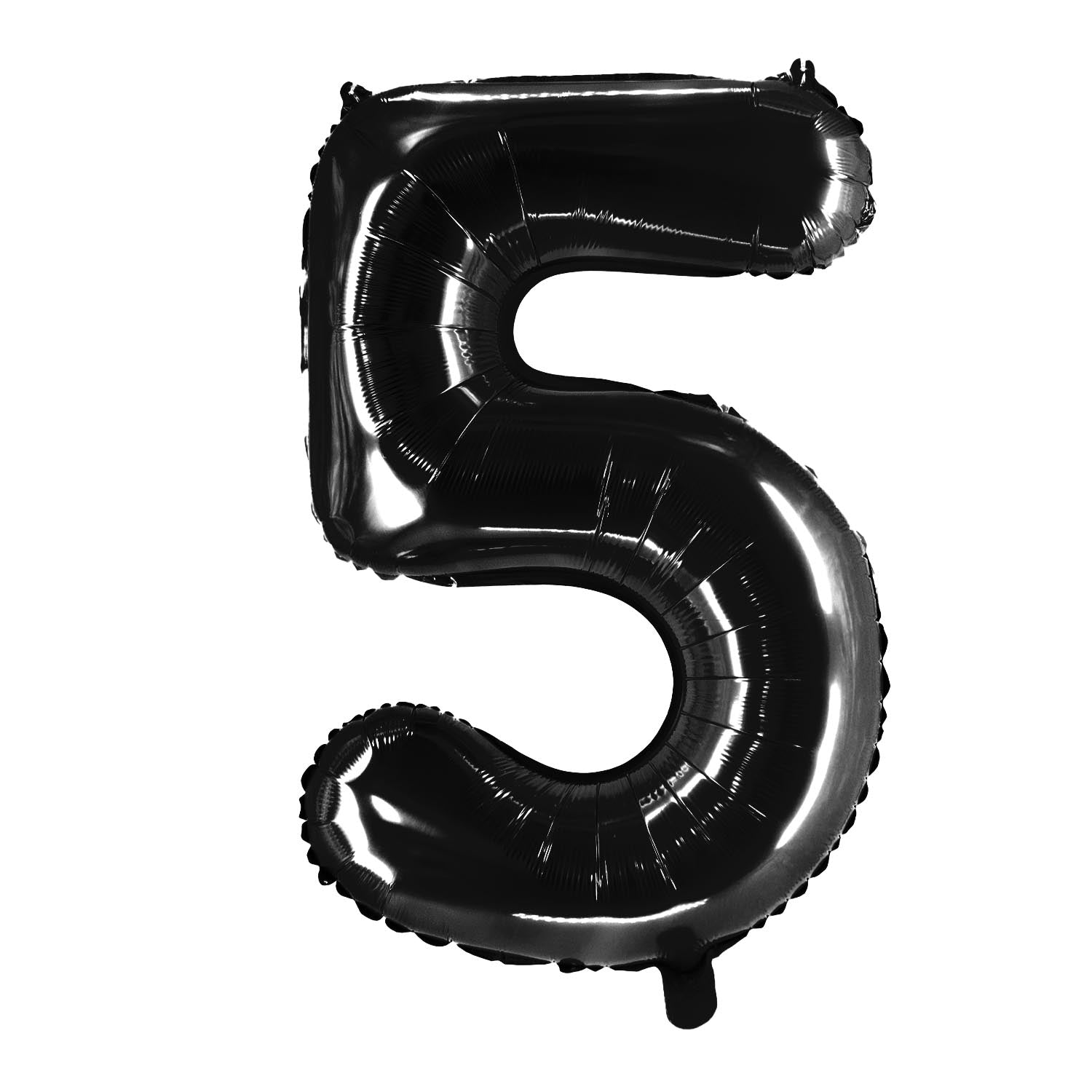 Folienballons Zahlenballon schwarz 100 cm Zahl 0 bis 9 glänzend 10