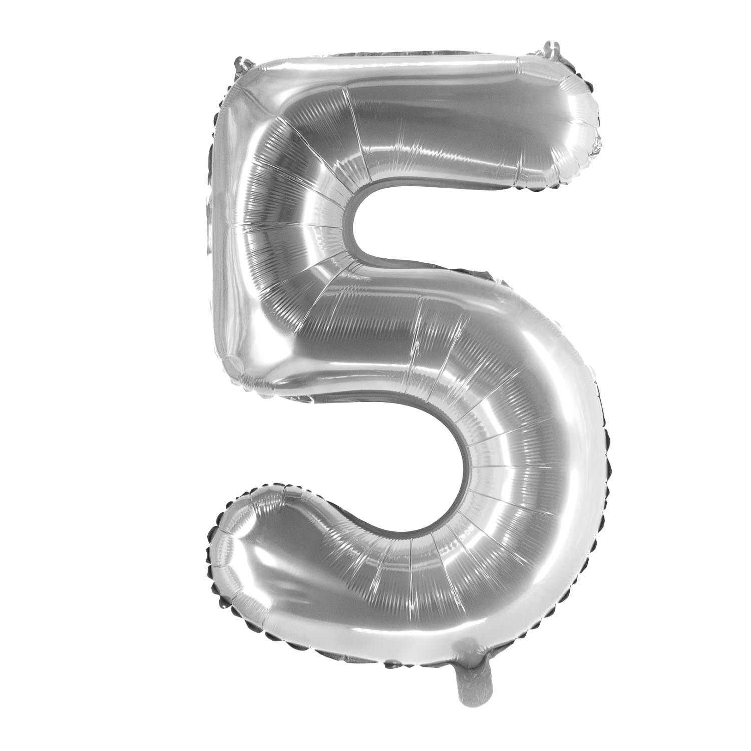 Folienballons Zahlenballon in Silber 100 cm Zahl 0 bis 9 glänzend 11