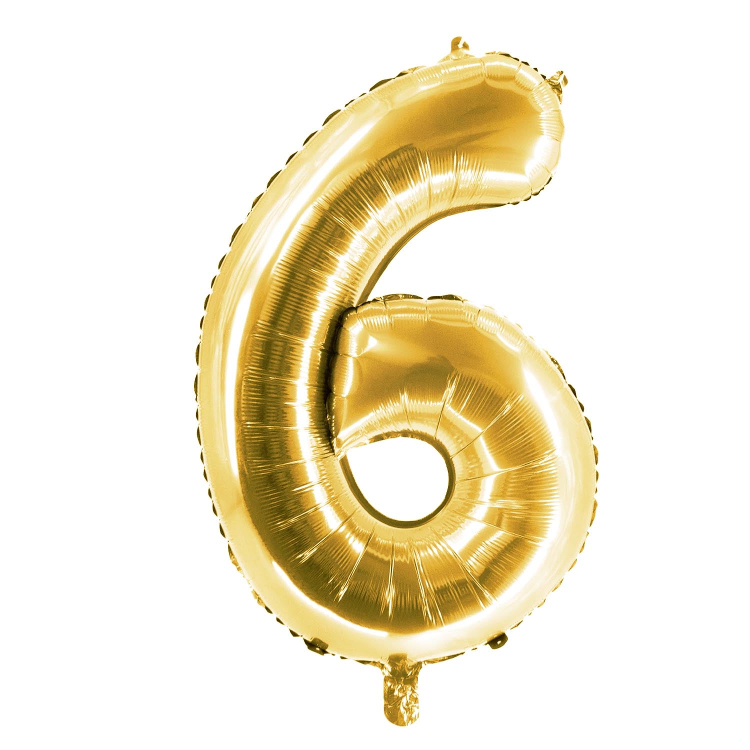 Folienballons Zahlenballon in Gold 100 cm Zahl 0-9 glänzend 11