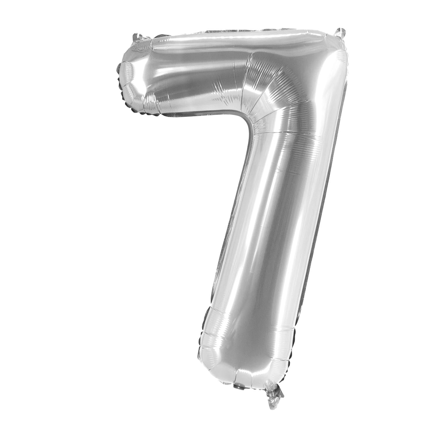 Folienballons Zahlenballon in Silber 100 cm Zahl 0 bis 9 glänzend 13
