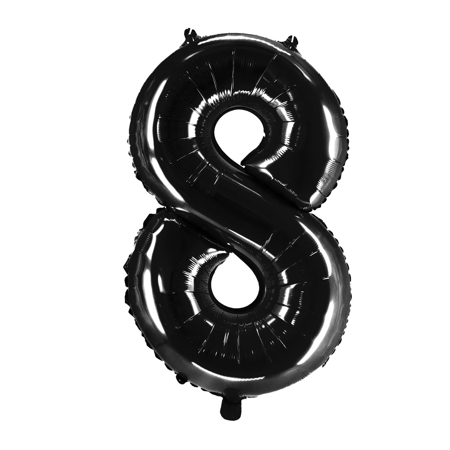 Folienballons Zahlenballon schwarz 100 cm Zahl 0 bis 9 glänzend 13