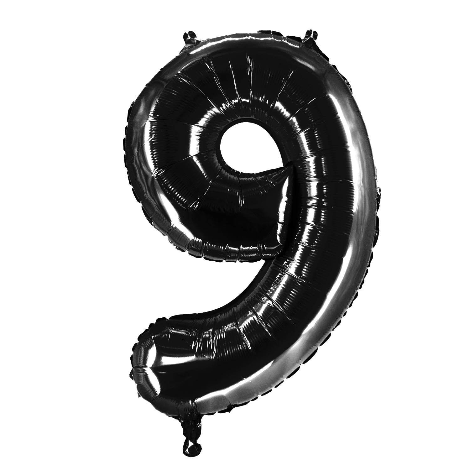 Folienballons Zahlenballon schwarz 100 cm Zahl 0 bis 9 glänzend 14