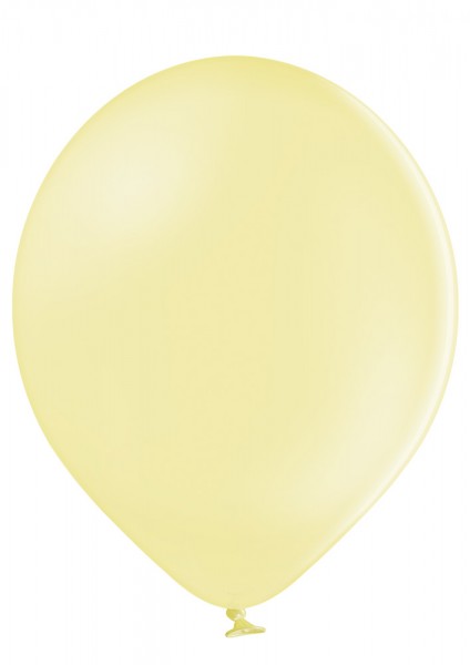 10er Set zitronengelbe Luftballons, 25cm