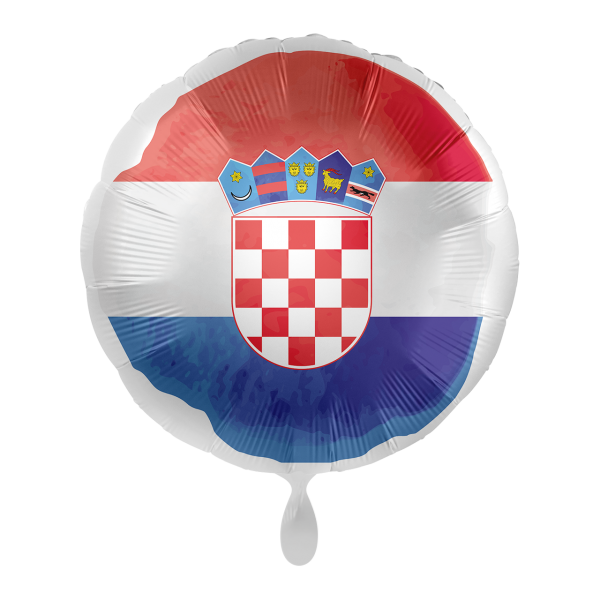 Folienballon "Flag of Croatia", ø43cm