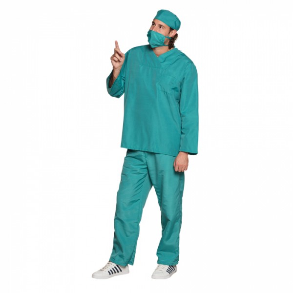 Chirurg Kostüm für Männer in Größe M/L