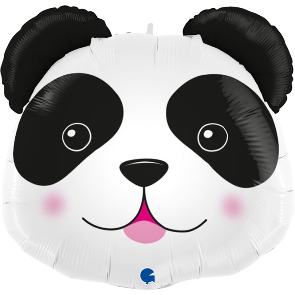 Folienballon "Panda Gesicht" 50x45 cm