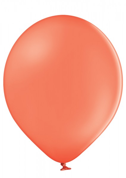 25er Set korallfarbene Luftballons, 25cm
