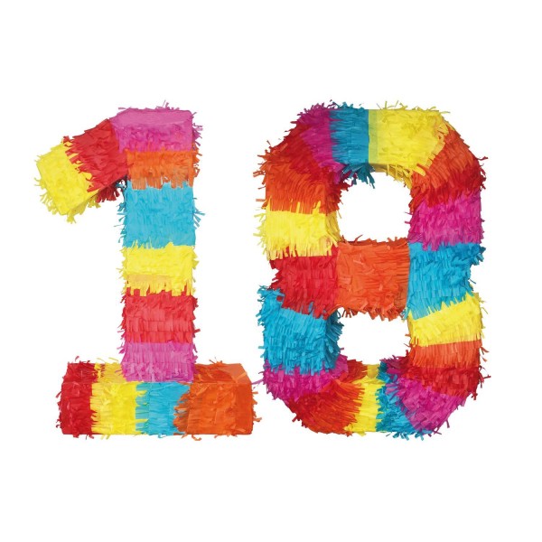 Piñata Zahl 18