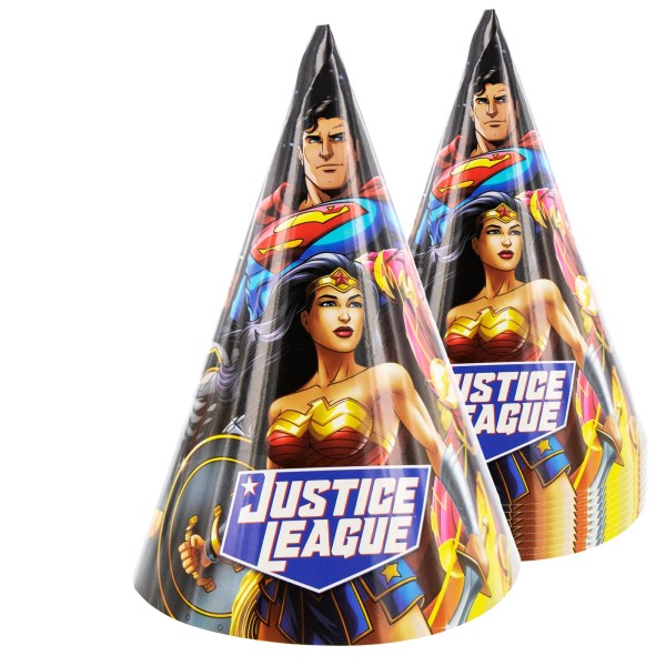Partyhüte "Justice League" 10 Stück