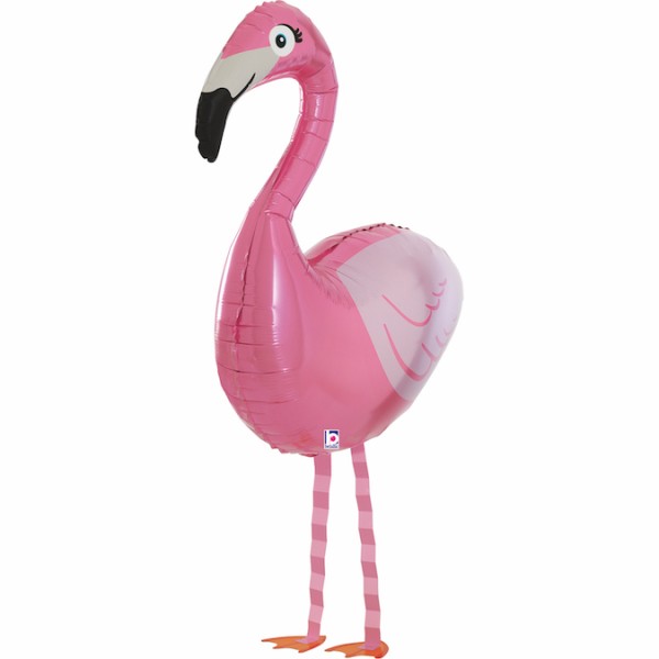 Stehender Folienballon Flamingo, 62x63cm