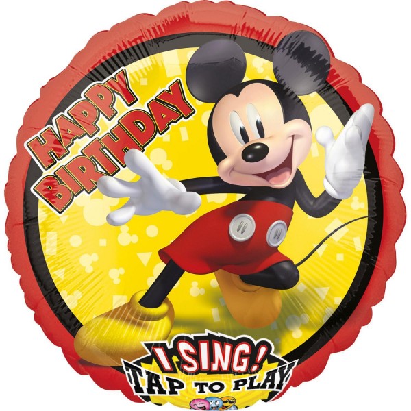 Sing-A-Tune Micky Maus Happy Birthday Folienballon ø71cm