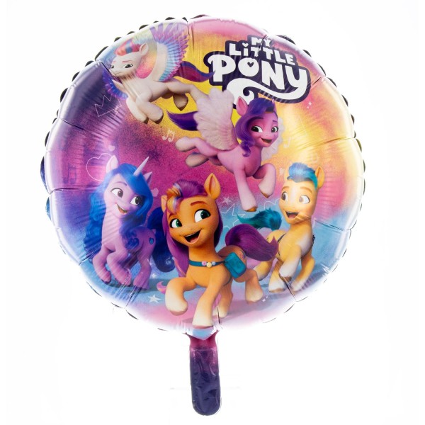 Party Factory `My Little Pony´ Folienballon, Ø45cm, bunt, Zipp, Izzy, Hitch, Sunny, Pipp, Heliumball