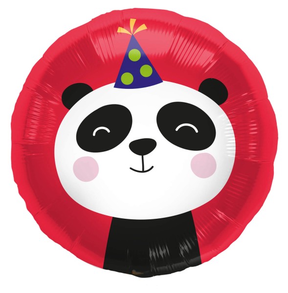 Folienballon Party Panda, Ø 45cm