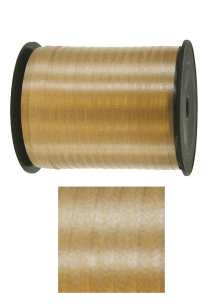 Goldfarbenes Geschenkband, 5mm - 500m