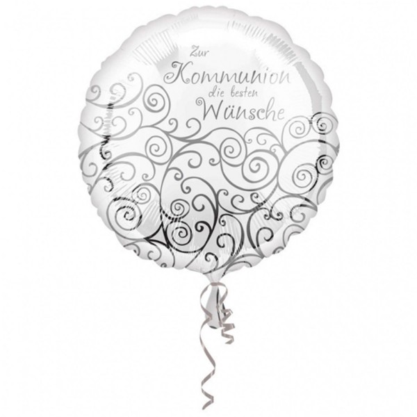 Glückwünsche zur Kommunion Folienballon ø43cm