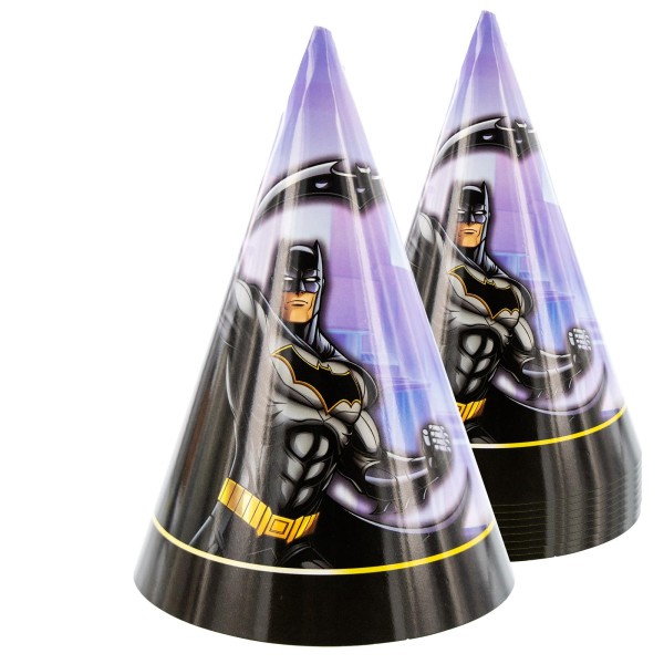 Partyhüte "Batman" 10 Stück