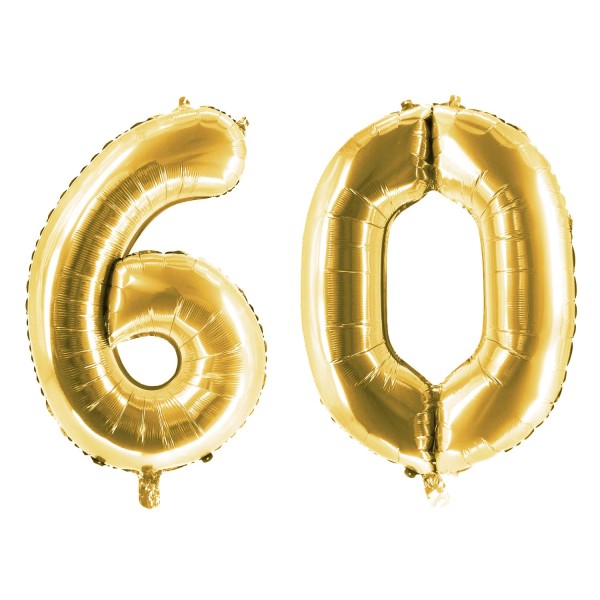 Helium Geburtstags-Komplettset "Goldene 60"