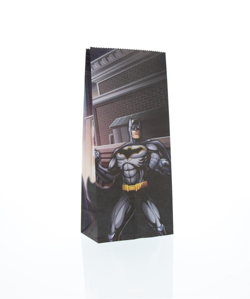 Batman Party-Tüte Papier inkl. Sticker, 10 Stk.