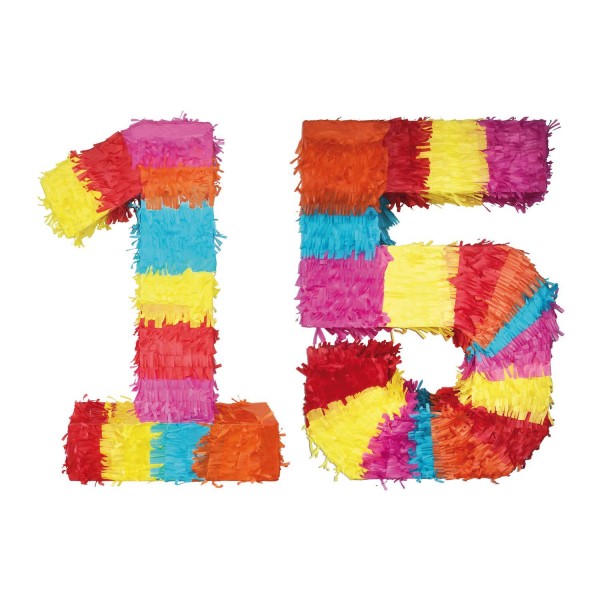 Piñata Zahl 15